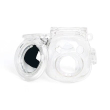 Transparent for Instax Pal Protective Case Anti-Scratch Anti-Fall Full Coverage Shell with Self-Shooting Mirr