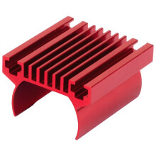 Disipador de Calor de Motor de Aluminio 180 para Actualización TRX4M RC Crawler 1/18, Rojo
