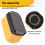 Denibbing File with Handheld Device, Double-Sided Grinding  Tools Car Paint Remover Tool Adjustable Paint File 6