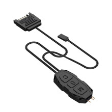 Cabo Controlador ARGB 5V 3 Pinos RGB Controlador Fonte de Alimentação Tiras de Luz Cabo Controlador para Placas-Mãe de PC