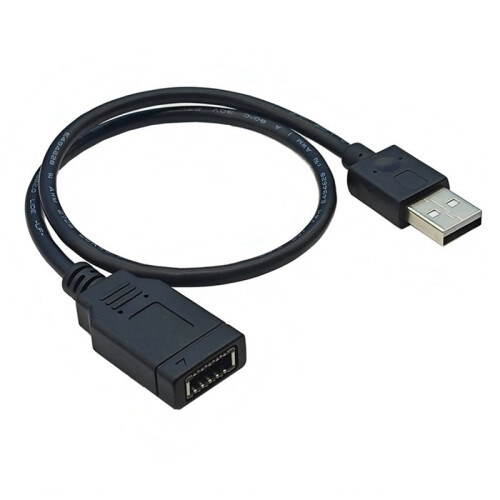USB-A Hane Till Typ-C Frontpanelkabel USB Frontpanel Adapterkabel USB2.0 Till TYPE-E KEY-A Adapterkabel 2