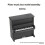 Piano Music Box Kit for  Bottom Winding Kit for Bambu Maker World Creator Program 3D Printing Piano Music Box 2