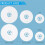 2sets Spool Cap Sewing Machine Spool Pin Cap Replacement Cap for  Babylock Sewing and Embroidery Machines 7