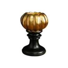 Halloween Decoratie Pompoen Kaarshouder Ornament Bureaublad Decoratie Kaarshouder Hars Kaarshouder Ornament Rond