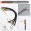 Guitar  Effect Device Connects Wire Double Flat  Anaerobic Audio  Pedal Instrument Jack Plug 30CM 4