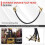 Gitarr  Effect Device Ansluter Tråd Dubbelt Flat  Anaerobic Audio  Pedal Instrument Jack Plug 30CM 5
