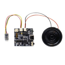 GC07A Module Sonore Enregistrable Coffret Cadeau Carte D'Anniversaire de Noël Couverture Musicale Téléchargement MP3 Module Vocal Laisser
