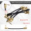 Gitarr  Effect Device Ansluter Tråd Dubbelt Flat  Anaerobic Audio  Pedal Instrument Jack Plug 15CM 2