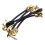 Gitarr  Effect Device Ansluter Tråd Dubbelt Flat  Anaerobic Audio  Pedal Instrument Jack Plug 15CM 7