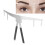 Stainless Steel Eyebrow Ruler Caliper with 3 Point Precise Positioning and Clear Permanent Scale 2