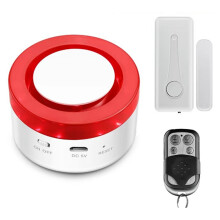 Tuya Home Security Alarm System Set WiFi Wireless Burglar Alarm Home Burglar Motion Door Window Sensor
