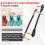 Gitarr  Effect Device Ansluter Tråd Dubbelt Flat  Anaerobic Audio  Pedal Instrument Jack Plug 15CM 6