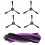 For JONR P20 PRO Robot Vacuum Cleaner Cleaning Replacement Parts 4pcs Side Brush+1pc Main Brush 1