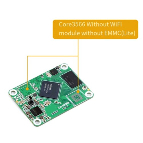 Core3566 Module, Rockchip RK3566 Quad-Core Processor, for Raspberry Pi CM4,4GB