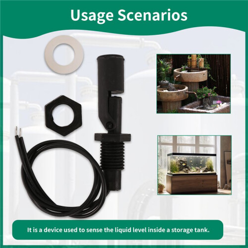 Tank Pool Horizontal Water Level Float  Liquid Level Sensor  - 12V 220V 10W 2