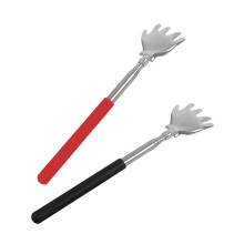 Telescopic Stainless Steel Back Scratcher with Non‑Slip Grip, Extends 8.66‑23.23in, 2 Pack Black