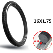 16 Zoll 16 X 1,75 Fahrrad Vollreifen Fahrrad Fahrradreifen 16 X 1,75 Schwarzgummi Rutschfeste Reifen Fahrradreifen