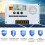 12/24V 30A PWM Solar Charge Controller, Solar Panel Regulator with LCD Display for Lithium and Flooded Batteries 5