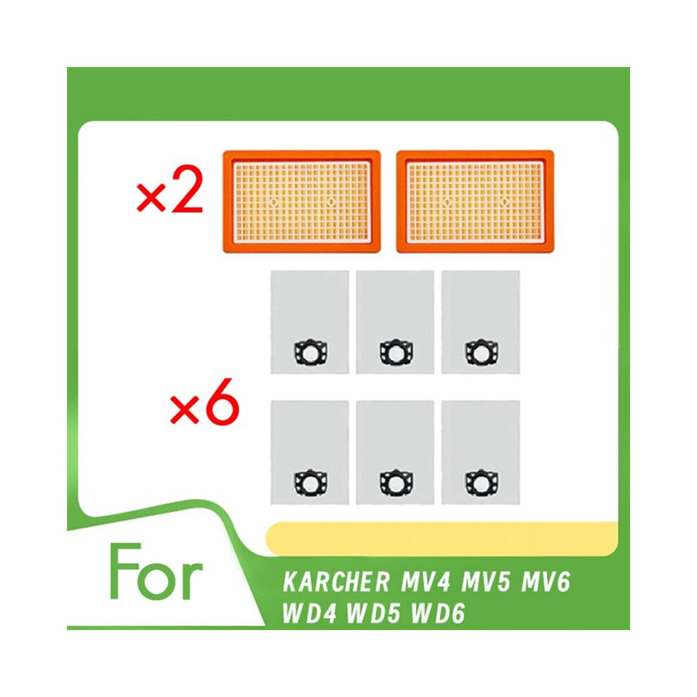 For Mv4 Mv5 Mv6 Wd4 Wd5 Wd6 Vacuum Cleaner 2.863-005.0 Hepa Filter Replacement Parts 6032827803360