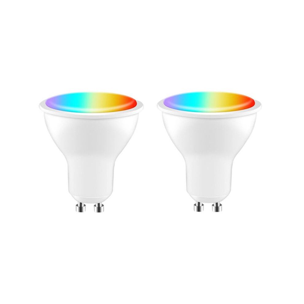 Photos - Other for Repair Tuya GU10 LED Bulb Dimmable 5W AC100-130V WIFI+ Life App Control Work with Alexa Home 2 Pcs