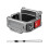 Magnetic Bracket Mount Base for  Osmo Pocket 3 Expansion Adapter Angle Adjustable Camera Desktop Base Stand Holder 2