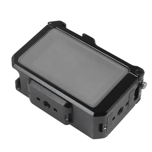 For  Action 5Pro 4 3 Camera Cage Rig Protective Case with Cold Shoe, Magnetic Baseplate Bezel Expansion Case 2