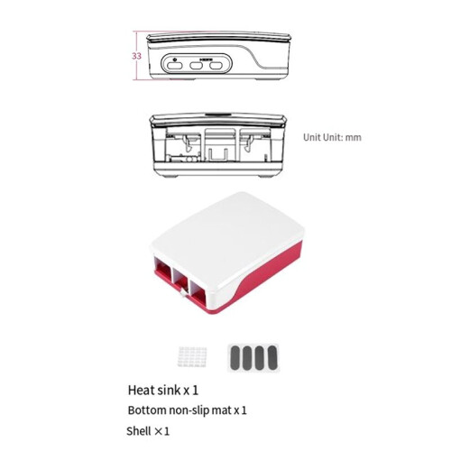 För Raspberry Pi 5 Case Skyddsöverdrag med Kylflänsfläktar, PWM Speed Control, för Raspberry Pi 5 2