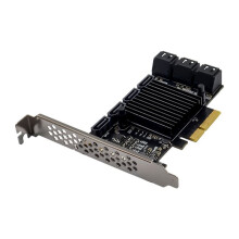 10 Port PCIE 3.0 Card PCI Express SATA3 Controller Card 6Gbps Adapter Converter PCI 3.0 Expansion Card