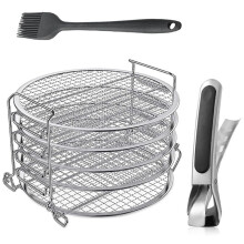 Stainless Steel Dehydrator Rack for Foodi 6.5& 8Qt and Pressure Cooker Dehydrator Rack Air Fryer Accessories