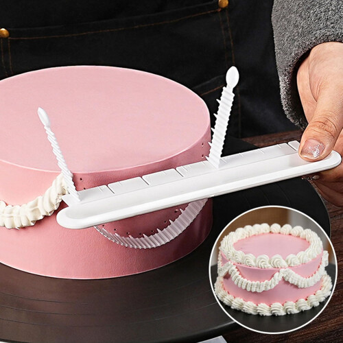 Professional Adjustable Cake Edge Marker Tool for Precise Decorating and Smooth Finish 1