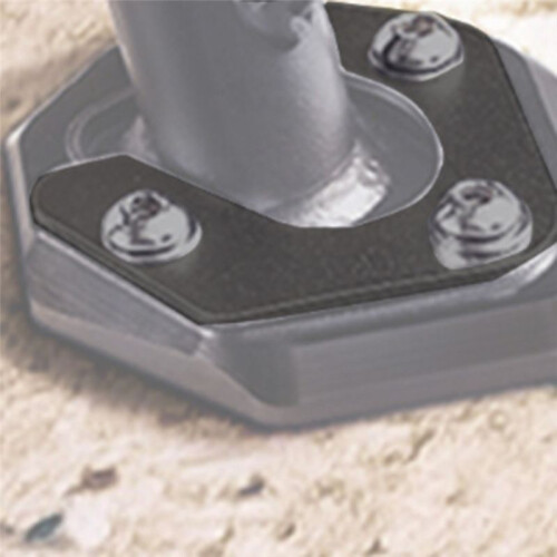 Motorcycle Kickstand Bracket Pad Side Stand Extension Pad Foot Pads Support Plate for  800MT 2