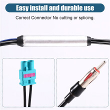 Car Radio Dual Heads Antenna Connections Cable Radio Adapter Cable Car Accessories for