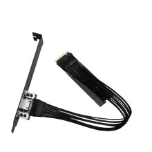 M.2-Mkey NVMe-zu-Oculink-Adapterkabel mit Blende EPGU PCIE 4.0 X4 Gen4 Grafikkarte Gaming-Zubehör B
