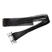 4Gbps M.2 to Oculink 4i Extension Cable for PC Desktop for M2 M-Key NVME to SFF8612 Adapter Cord PCIe 4.0 X4 Gen4