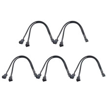 4-Pin PWM Fan Splitter Hub Cable for Motherboard and CPU PC Case Fan Extension Adapter, Y Splitter Cable