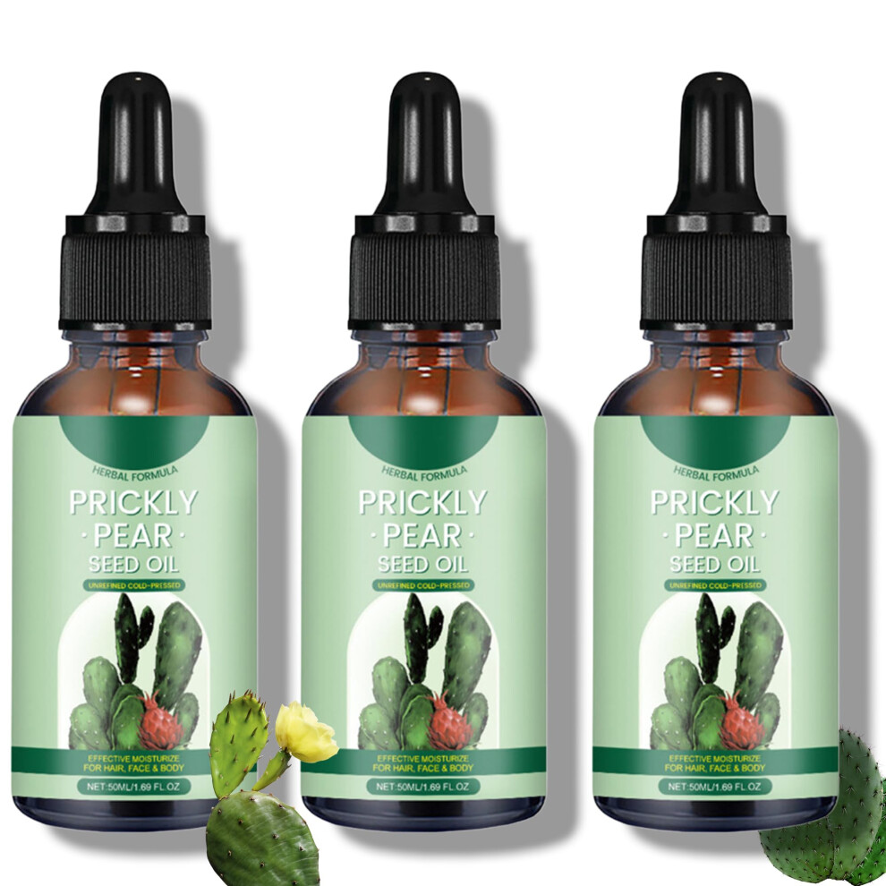 Prickly Pear Seed Oil Cold Pressed Organic Extra Virgin Moisturizer for Face Body Hair 1.69floz (3)