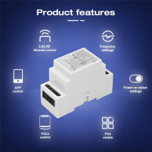 DIN Rail 5 in 1 LED Controller RGB RGBW CCT 2.4G Light Strip Dimmer Zigbee3.0