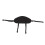 Waterproof Kayak Backrest 52.8x24cm Padded Support with Adjustable Strap Black 15