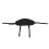 Waterproof Kayak Backrest 52.8x24cm Padded Support with Adjustable Strap Black 3