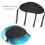 Waterproof Kayak Backrest 52.8x24cm Padded Support with Adjustable Strap Black 7