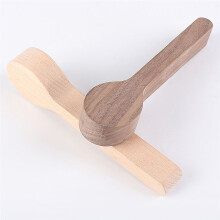 4PCS Wood Carving Spoon Blank Kit Beech Walnut Unfinished Wooden Spoon Portable Wood Carving Block Wooden Whittling Art