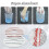Microfiber Mop Pads Replacement for Vileda Clean Spin Mop  Refills Washable  Mop for Cleaning Floor,B 6