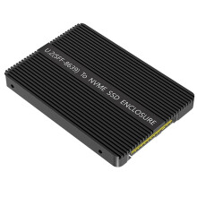 U.2 to NVME Adapter 2.5inch SFF-8639 PCI-E U2 to M2 M Key Riser Board Enclosure Socket for M.2 SSD Box Converter