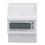 DIN Rail Digital Power Meter 35mm 220V 15(60)A LCD 2