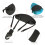 Waterproof Kayak Backrest 52.8x24cm Padded Support with Adjustable Strap Black 5