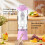 Portable Blender, 600ml Personal Juicer Machine,  Juice Machine USB Rechargeable, Compact & Leak-Proof 1