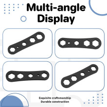 2 Clés Universelles Ultra-Légères en Fibre de Carbone pour Leurres de Pêche M5 8-10-11-12 mm pour Moteur 2204