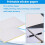 50 Sheets A4 White Self Adhesive Waterproof Sticker Label Matte Surface Paper for Lazer Inkjet Printer Copier 6