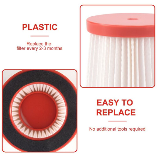 2Pcs Filter for  VC01 Handheld Vacuum Cleaner Accessories Replacement Filter Portable Dust Collector 2