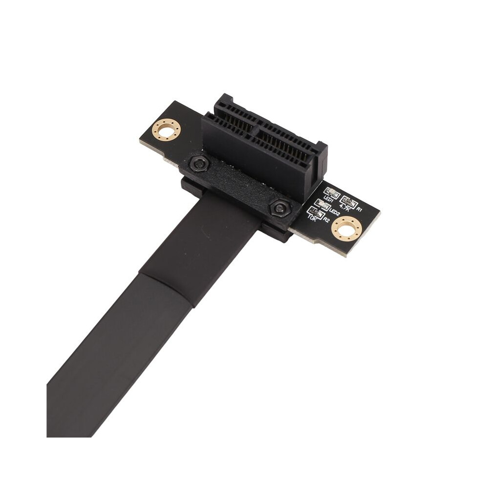 Pcie X1 Riser Cable Dual 90 Degree Right Angle Pcie 3.0 X1 To X1 Extension Cable 8Gbps Pci Express 1X Riser Card 20Cm 6033934421768